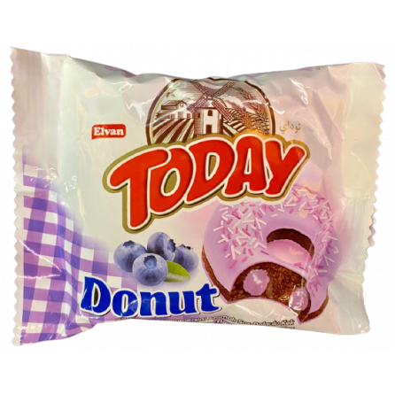 Пончик Today Donut с голубикой 40гр