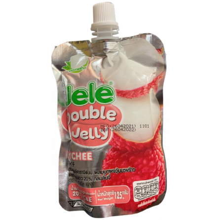 Желе-бьюти JELE Double Jelly с личи, кокосовой мякотью и содержанием витаминов С Е А 125г Тайланд