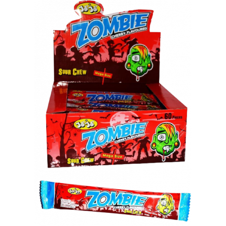 Жевательная конфета JoJo Mega Zombie кислая вишня 20 гр