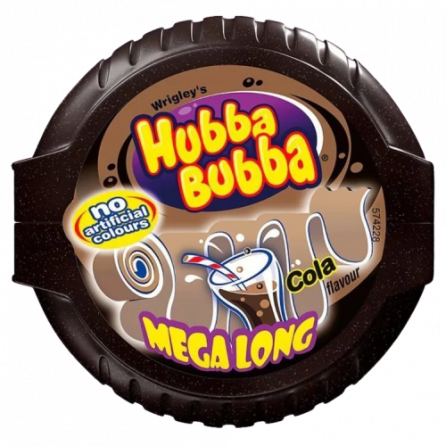 Жевачка Hubba Bubba Mega Long Cola Черная 56 гр
