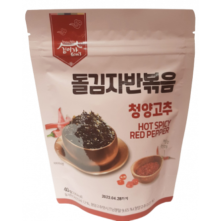 Kim`s & Lee`s Морская капуста в хлопьях сушеная, обжаренная со вкусом острого перца 40гр, Корея