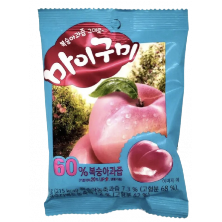 Мармелад My Gummy вкусом персика 66 г, Корея