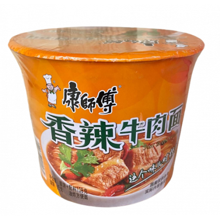  Лапша Spicy Beef Noodle со вкусом острой говядины 122г, Китай