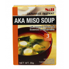 Мисо суп быстрого приготовления в ассортименте S&B 1 порция, Япония