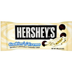 Hershey's Cookies'n'Creme Белый шоколад с печеньем 44гр США